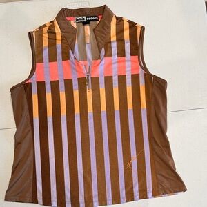 Jamie Sadock Women's Multicolor Striped Tank Top